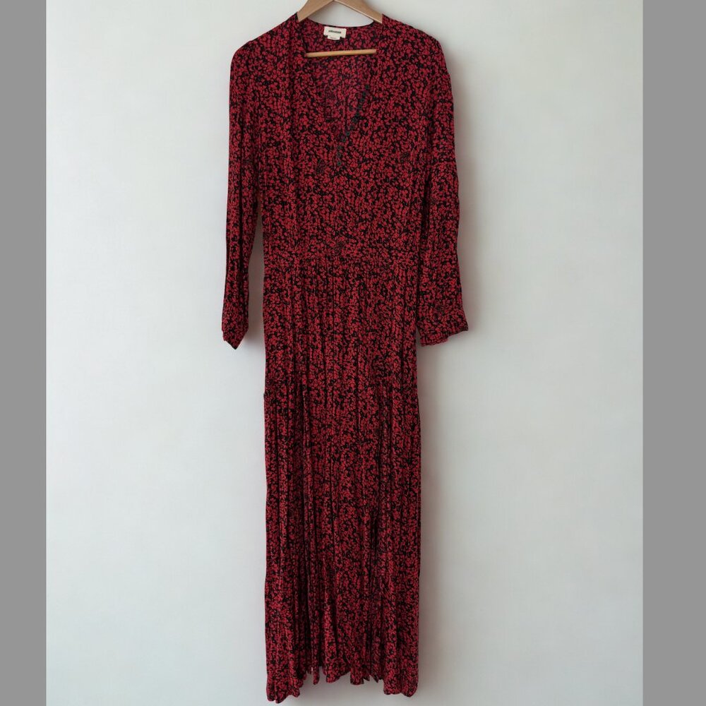 Zadig & Voltaire Red and Black Dress